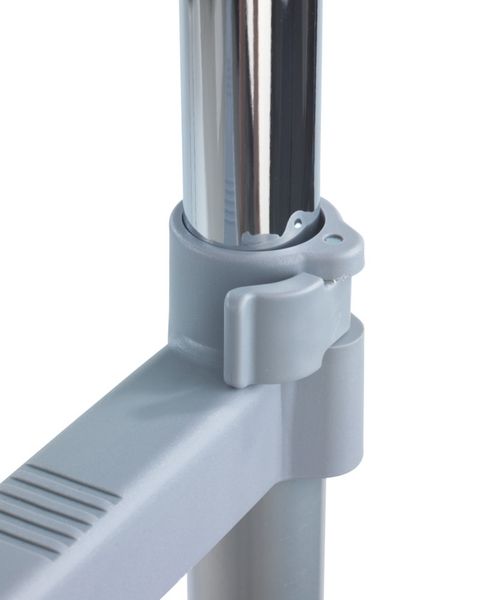 Produktbild: Kleiderst&auml;nder Mod. Twin Bars, h&ouml;henverstellbar, 4 Rollen