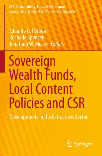 Produktbild: Sovereign Wealth Funds, Local Content Policies and CSR