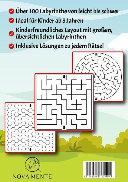 Produktbild: Labyrinthe f&uuml;r Kinder ab 5 Jahren - Band 28