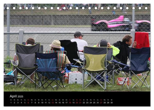 Produktbild: 24 Stunden in Le Mans (Tischkalender 2025 DIN A5 quer), CALVENDO Monatskalender