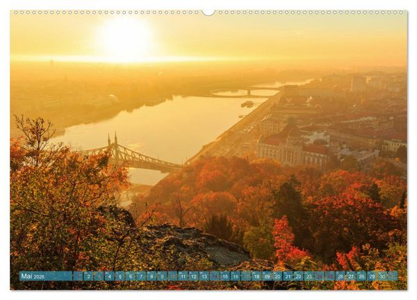 Produktbild: Romantisches Budapest - Ungarns sch&ouml;ne Hauptstadt an der Donau (Wandkalender 2026 DIN A2 quer), CALVENDO Monatskalender