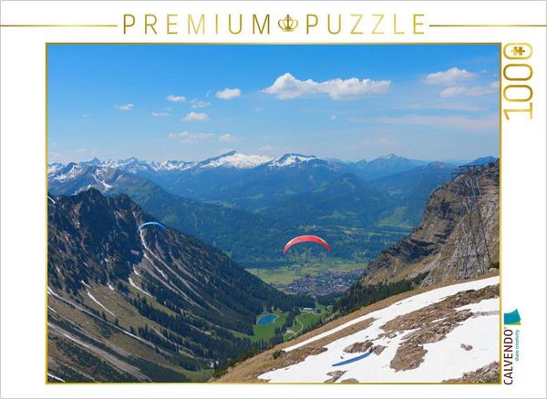 Produktbild: CALVENDO Puzzle Talblick vom Nebelhorn | 1000 Teile Lege-Gr&ouml;&szlig;e 64x48cm Foto-Puzzle f&uuml;r gl&uuml;ckliche Stunden