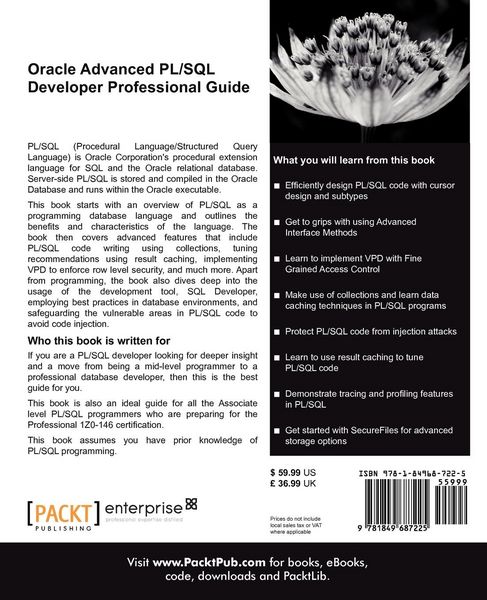 Produktbild: Oracle Advanced PL/SQL Developer Professional Guide