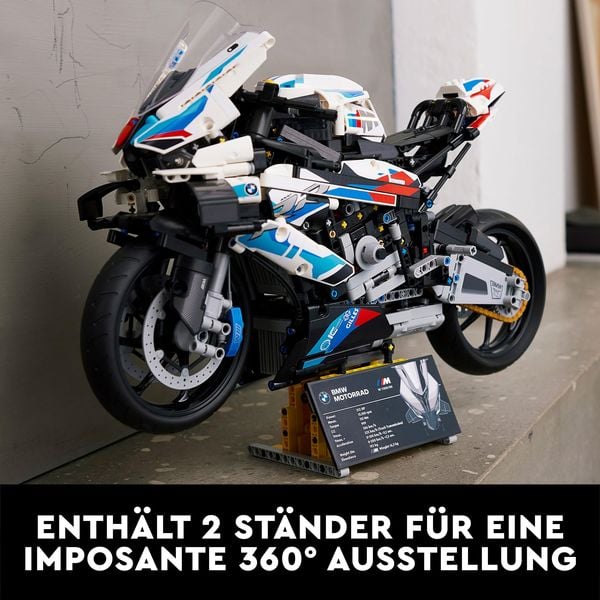LEGO Technic 42130 BMW M 1000 RR, Motorrad Modellbausatz für Erwachsene