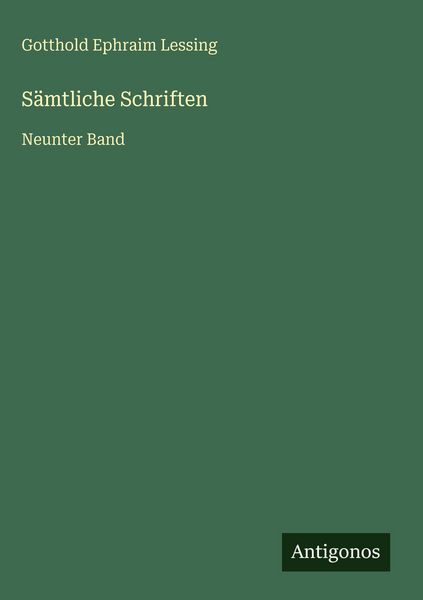 Produktbild: S&auml;mtliche Schriften