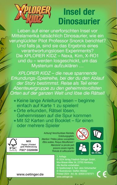 Produktbild: Xplorer Kidz. Insel der Dinosaurier