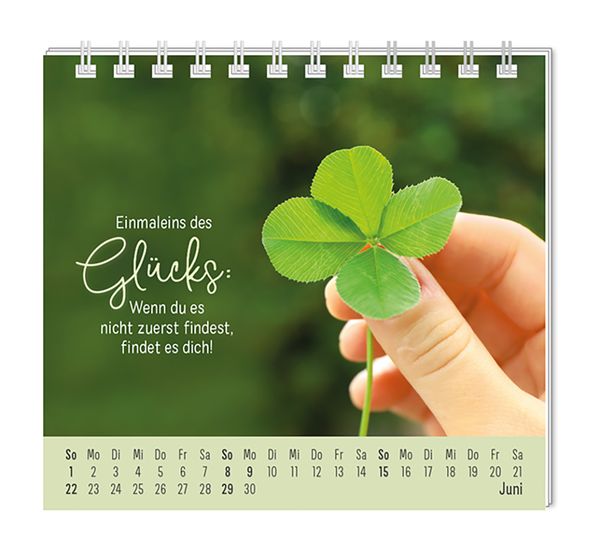 MiniKalender 2025 Eine Extraportion Glück für dich! Grafik Werkstatt Thalia