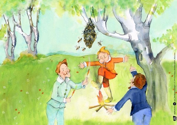 Produktbild: Die Bienenk&ouml;nigin. Kamishibai Bildkartenset.