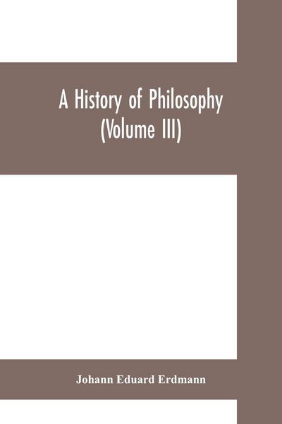 Produktbild: A History of Philosophy (Volume III)