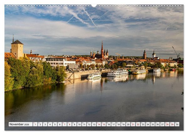 Produktbild: W&uuml;rzburg - Bayern (hochwertiger Premium Wandkalender 2026 DIN A2 quer), Kunstdruck in Hochglanz