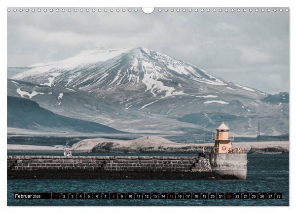 Produktbild: Island. Ein Land f&uuml;r Entdecker und Abenteurer. (Wandkalender 2026 DIN A3 quer), CALVENDO Monatskalender