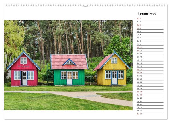Produktbild: Nida - Perle am Kurischen Haff (hochwertiger Premium Wandkalender 2026 DIN A2 quer), Kunstdruck in Hochglanz