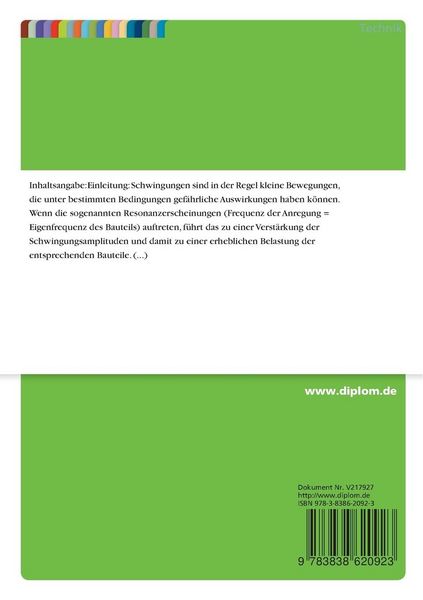 Produktbild: Mechanische Schwingungen
