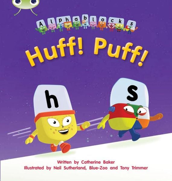 Produktbild: Bug Club Phonics - Phase 2 Unit 5: Alphablocks Huff! Puff!