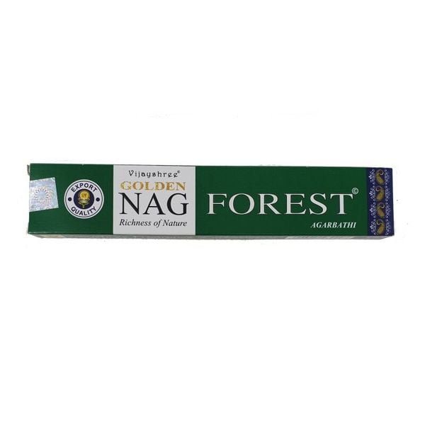 Produktbild: R&auml;ucherst&auml;bchen Vijayshree Incense "Golden Nag Forest" 15gr.