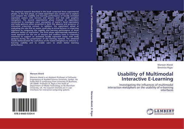 Produktbild: Usability of Multimodal Interactive E-Learning