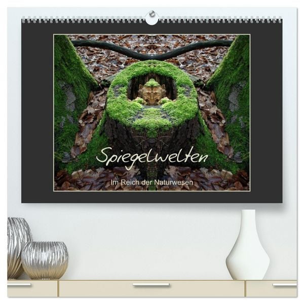 Produktbild: Spiegelwelten - Im Reich der Naturwesen (hochwertiger Premium Wandkalender 2026 DIN A2 quer), Kunstdruck in Hochglanz