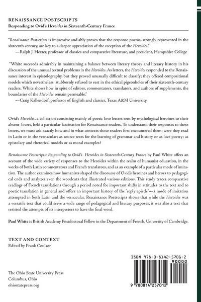Produktbild: Renaissance Postscripts