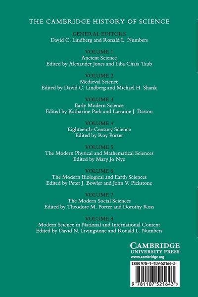 Produktbild: The Cambridge History of Science