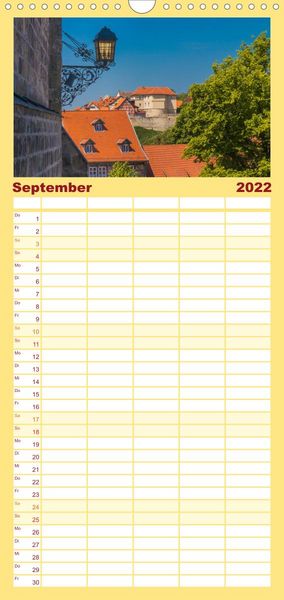 Produktbild: Familienplaner Quedlinburg ganz nah (Wandkalender 2022 , 21 cm x 45 cm, hoch)