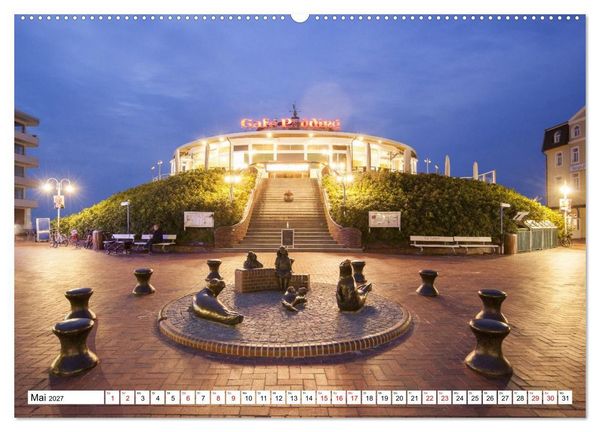 Produktbild: Wangerooge - Momente einer Reise (Wandkalender 2027 DIN A2 quer), CALVENDO Monatskalender