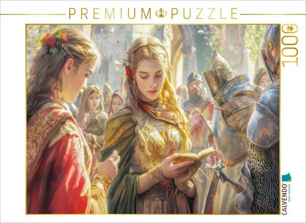 Produktbild: CALVENDO Puzzle Mittelalterlich | 1000 Teile Lege-Gr&ouml;&szlig;e 64x48cm Foto-Puzzle f&uuml;r gl&uuml;ckliche Stunden