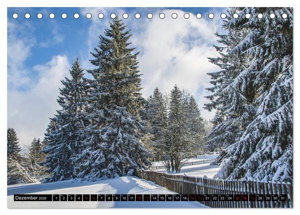 Produktbild: Westerwaldliebe (Tischkalender 2026 DIN A5 quer), CALVENDO Monatskalender