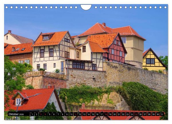 Produktbild: Quedlinburg - Welterbestadt im Harz (Wandkalender 2026 DIN A4 quer), CALVENDO Monatskalender