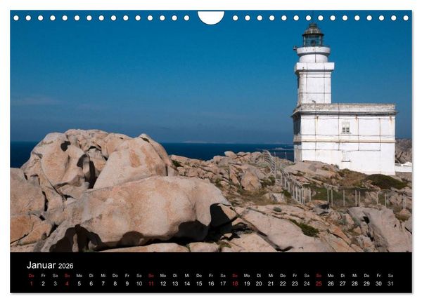 Produktbild: Sardinien Costa Smeralda und der Norden (Wandkalender 2026 DIN A4 quer), CALVENDO Monatskalender