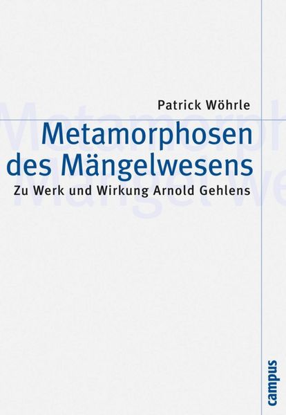 Produktbild: Metamorphosen des M&auml;ngelwesens