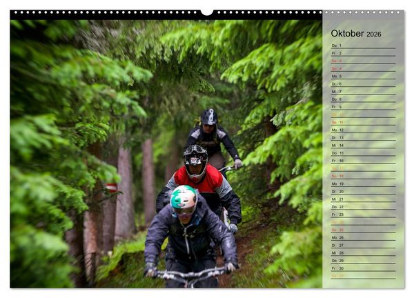 Produktbild: Downhill Moments (hochwertiger Premium Wandkalender 2026 DIN A2 quer), Kunstdruck in Hochglanz