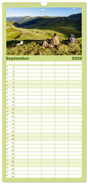 Produktbild: Familienplaner 2026 - Mein Sch&ouml;nes Rum&auml;nien mit 5 Spalten (Wandkalender, 21 x 45 cm) CALVENDO