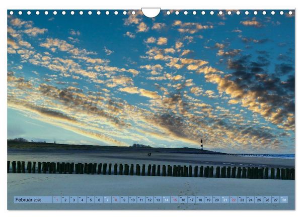 Produktbild: Zeeland - Urlaubstr&auml;ume am Strand von Breskens (Wandkalender 2026 DIN A4 quer), CALVENDO Monatskalender