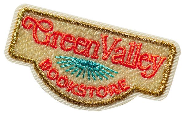 Produktbild: Lesegl&uuml;ck-Anstecker &raquo;Green Valley Bookstore&laquo;