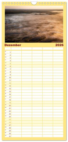 Produktbild: Familienplaner 2026 - Traumhaftes Baltikum mit 5 Spalten (Wandkalender, 21 x 45 cm) CALVENDO