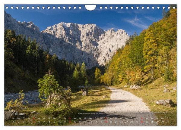Produktbild: Gro&szlig;er Ahornboden - Europas gro&szlig;er Ahornwald (Wandkalender 2026 DIN A4 quer), CALVENDO Monatskalender