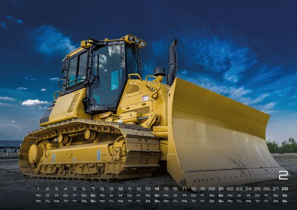 Produktbild: Baumaschinen - gigantische Bauhelfer - 2027 - Kalender DIN A2