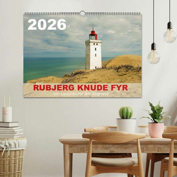 Produktbild: Rubjerg Knude Fyr (Wandkalender 2026 DIN A2 quer), CALVENDO Monatskalender