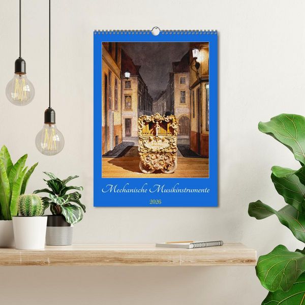 Produktbild: Mechanische Musikinstrumente (Wandkalender 2026 DIN A3 hoch), CALVENDO Monatskalender