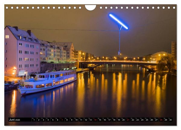 Produktbild: Kassel bei Nacht (Wandkalender 2026 DIN A4 quer), CALVENDO Monatskalender