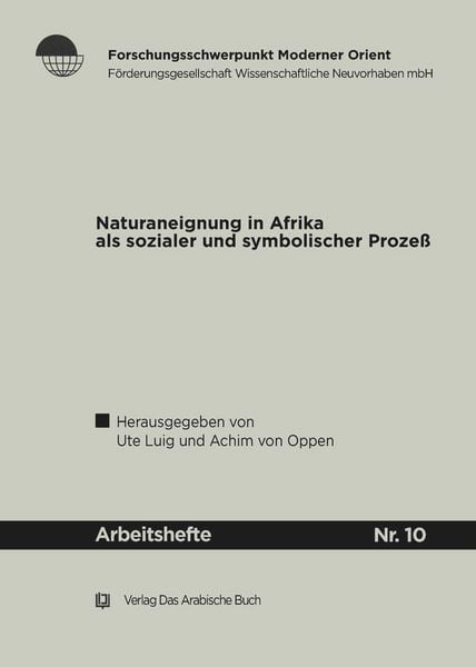 Produktbild: Naturaneignung in Afrika als sozialer und symbolischer Proze&szlig;.