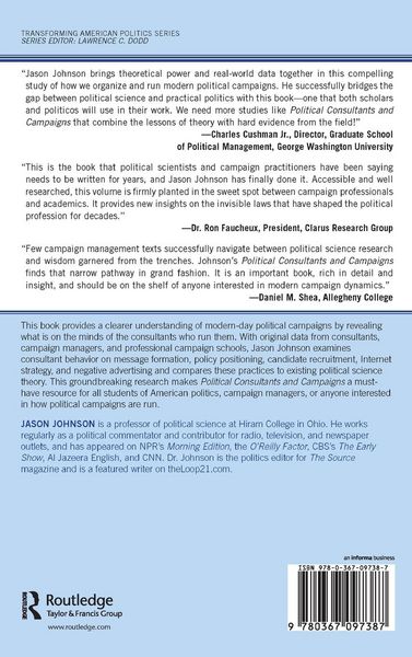 Produktbild: Political Consultants and Campaigns