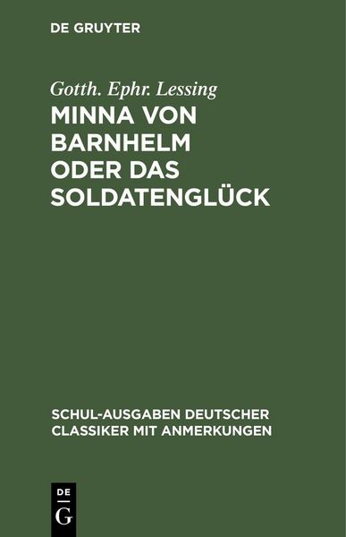 Produktbild: Minna von Barnhelm oder das Soldatengl&uuml;ck