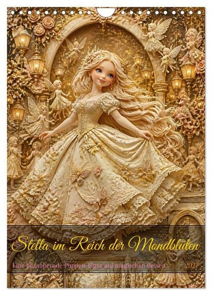 Produktbild: Stella im Reich der Mondbl&uuml;ten (Wandkalender 2027 DIN A4 hoch), CALVENDO Monatskalender