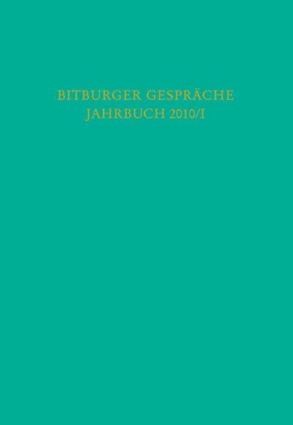 Produktbild: Bitburger Gespr&auml;che Jahrbuch 2010/I