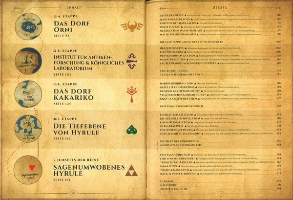 Produktbild: Die legend&auml;re K&uuml;che von Zelda - Magische Rezepte inspiriert von der Videogame-Saga