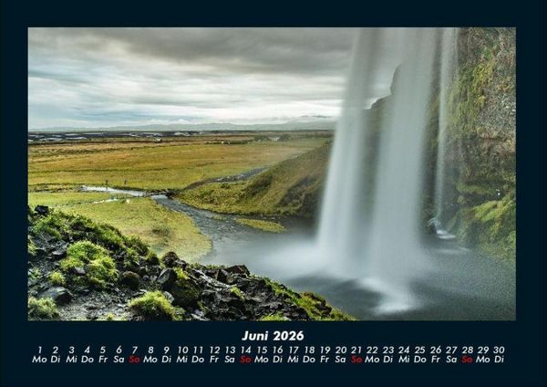 Produktbild: Wasserf&auml;lle 2026 Fotokalender DIN A4