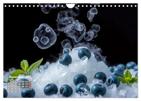 Produktbild: Superfood Blaubeeren und Erdbeeren (Wandkalender 2026 DIN A4 quer), CALVENDO Monatskalender