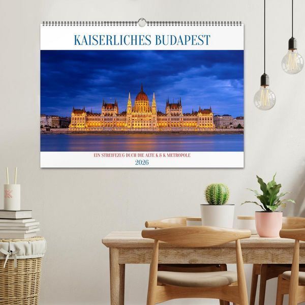 Produktbild: KAISERLICHES BUDAPEST (Wandkalender 2026 DIN A2 quer), CALVENDO Monatskalender