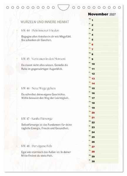 Produktbild: SEELENKOMPASS (Wandkalender 2027 DIN A4 hoch), CALVENDO Monatskalender